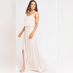 Show Me Your Mumu Kendall Maxi Dress in Blush | NWT | Size Small | $148 MSRP